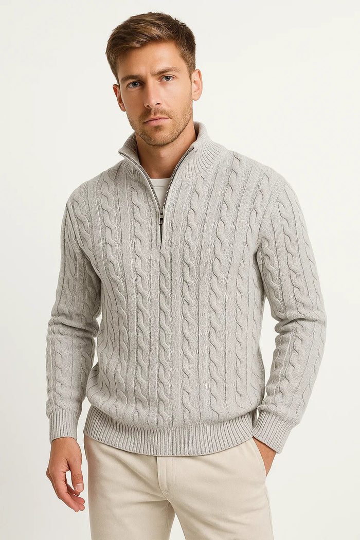 Pullover mit Reißverschluss