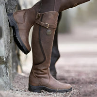 Gemma | Wasserdichte kniehohe Lederstiefel