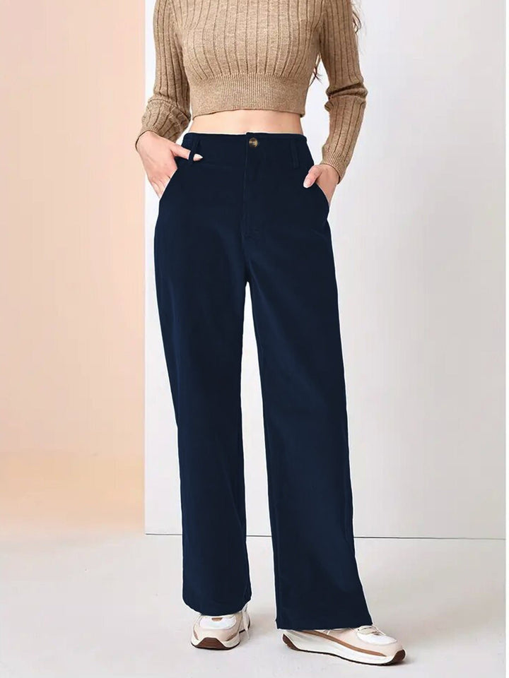 Frieda | Wide Leg Cord Pants for Everyday Style