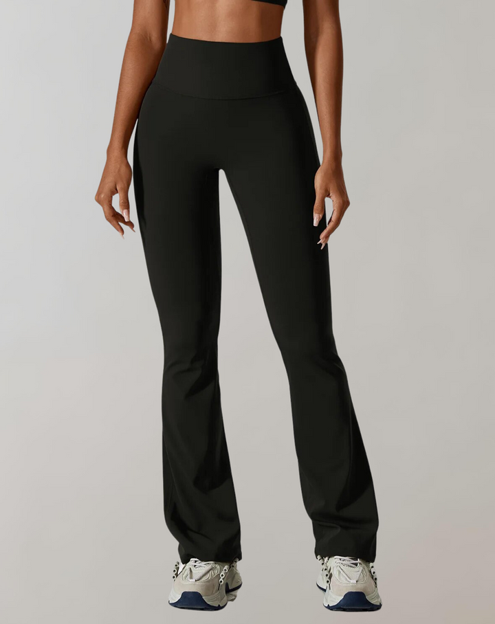Evelyn | Pantaloni da yoga ampi a vita alta, chic