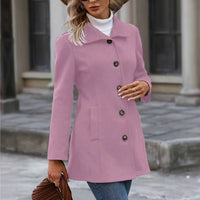 Isla | Eleganter, die Taille betonender mittellanger Trenchcoat