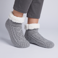 Fiona | Cozy Fleece-Lined Knitted Slippers