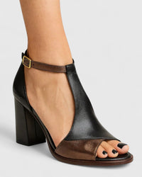 Antje | Elegante T-Steg-Schuhe mit Blockabsatz und sicherem Halt
