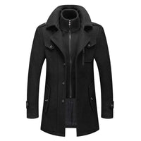 Marcus | Cappotto invernale di lana sofisticato e dalla vestibilità slim