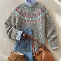 Elena | Scandinavian-Inspired Knitted Sweater for Everyday Elegance