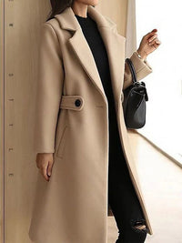 Maya | Cappotto di lana elegante con cintura per un calore senza sforzo