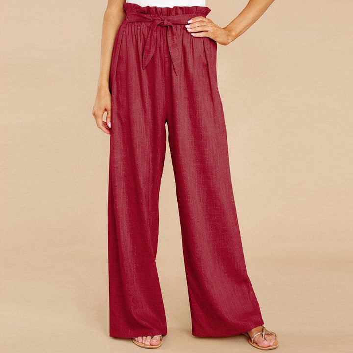 Valentina | Pantaloni eleganti a gamba larga e vita alta