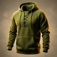 Mason | Modern Lace-Up Hoodie For Men