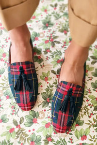 Harper | Mocassini classici ed eleganti con frange e motivo tartan