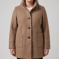 Sophie | Trench lungo raffinato in lana per un'eleganza disinvolta
