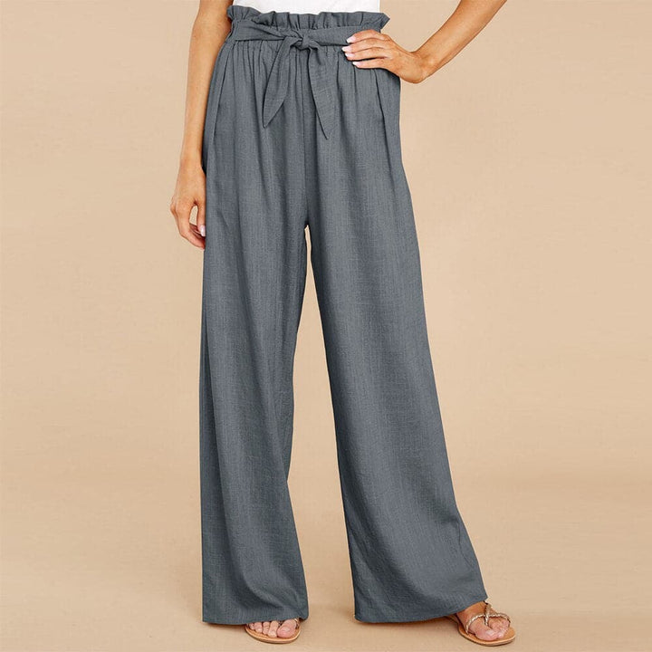 Valentina | Pantaloni eleganti a gamba larga e vita alta