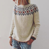 Bethany | Bold And Cozy Women's Geometric Chunky Knit Sweater