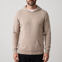 Elias | Sweat à capuche minimaliste premium en laine mérinos