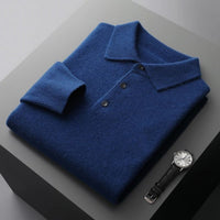 Mason | Luxurious Knitted Sweater With Classic Polo Elegance