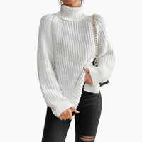 Sienna | Pull en maille oversize douillet à col roulé