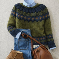 Nora | Timeless Nordic Fair-Isle Knitted Sweater