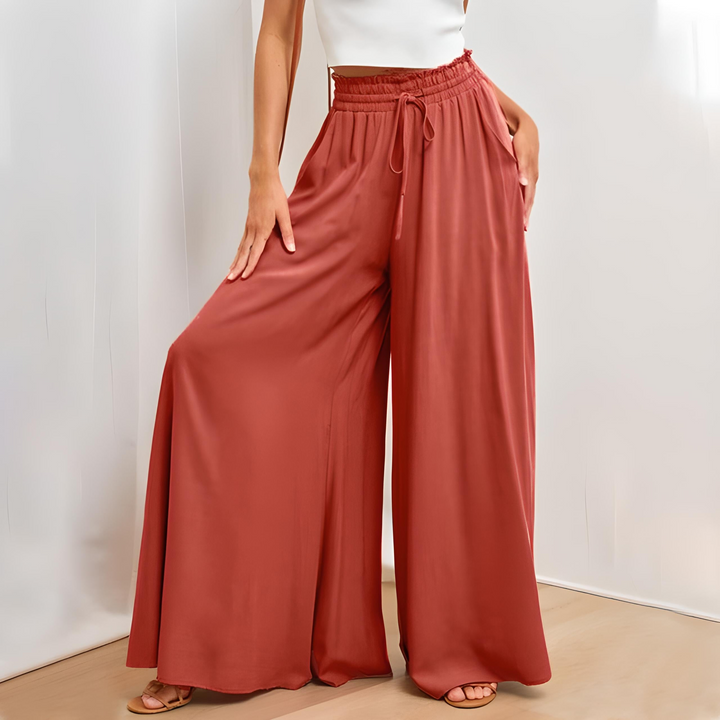 Maya | Pantaloni ampi in cotone, eleganti e versatili