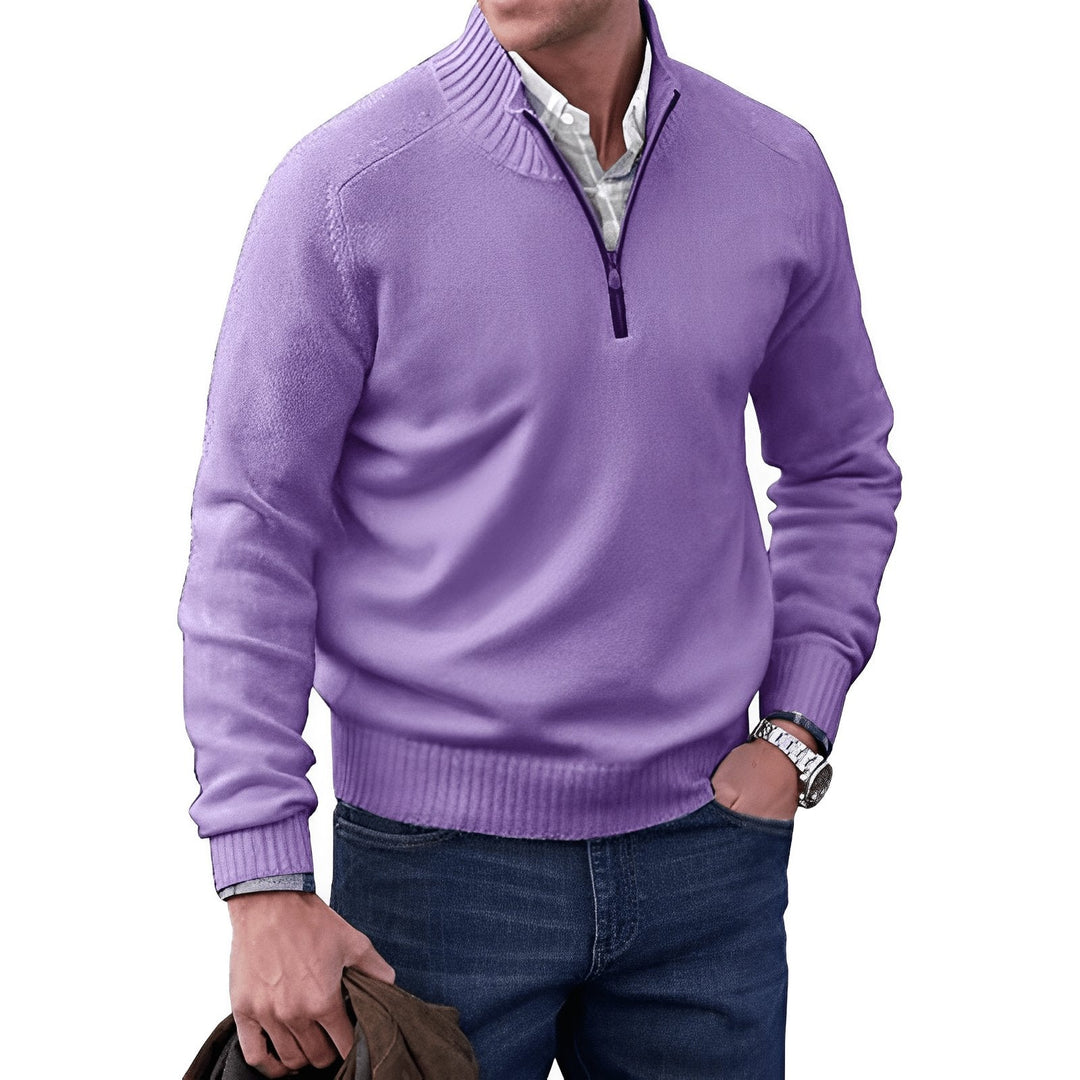 Arthur | Classic Quarter-Zip Knit Sweater 5