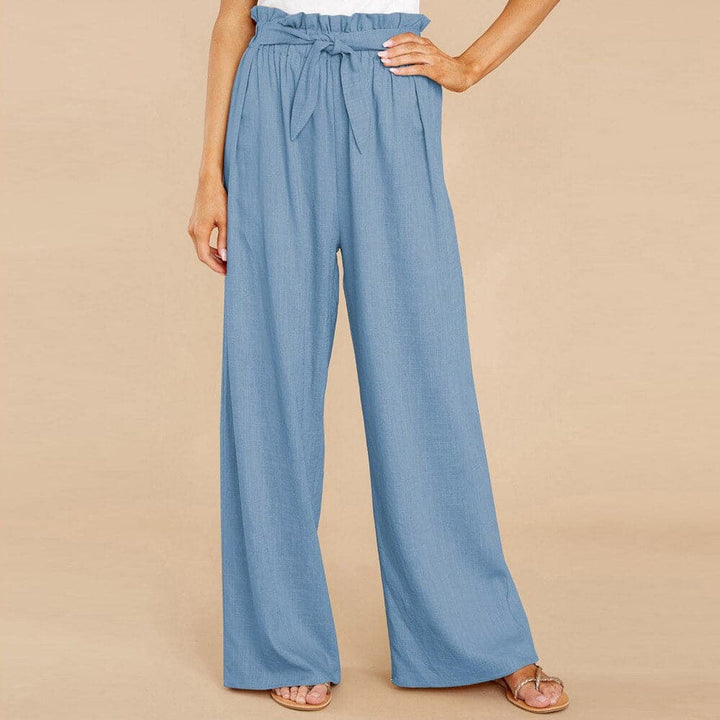 Valentina | Pantaloni eleganti a gamba larga e vita alta