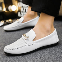 Mark | Elegant And Comfortable Metal-Accent Slip-On Loafers