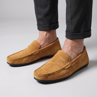 Julian | Hochwertige und edle Slip-On-Loafer aus Veloursleder