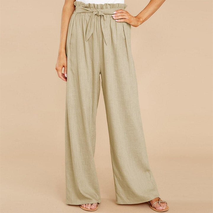 Valentina | Pantaloni eleganti a gamba larga e vita alta