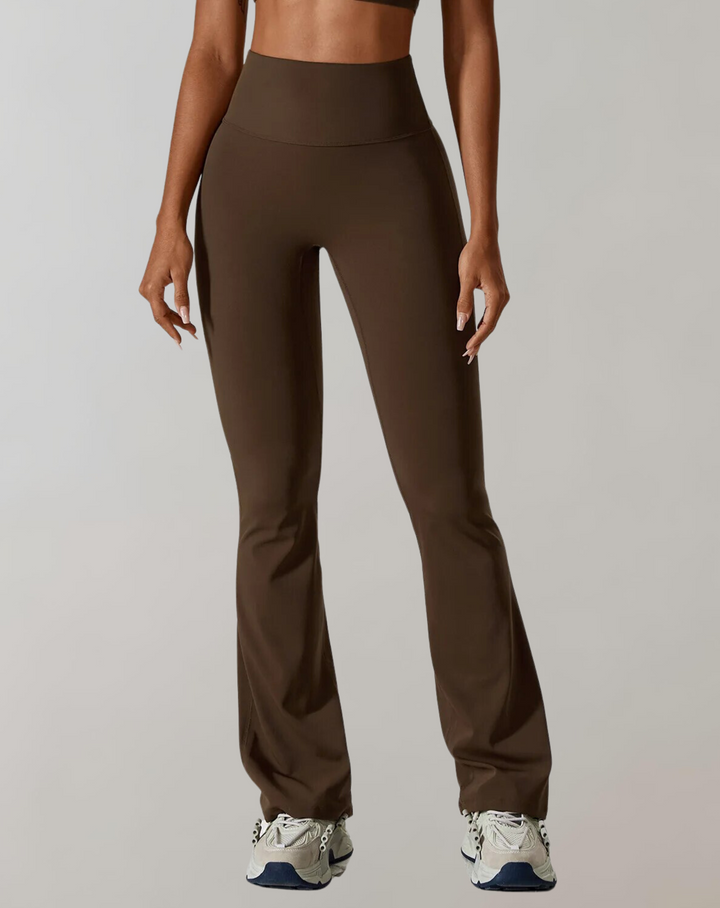 Evelyn | Pantaloni da yoga ampi a vita alta, chic