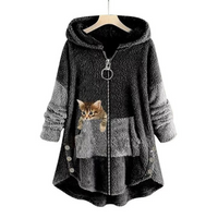 Audrey | Pull à capuche en peluche luxueusement doux