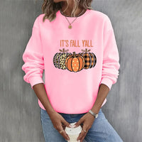Florence | Chic Pumpkin Print Sweatshirt for Halloween