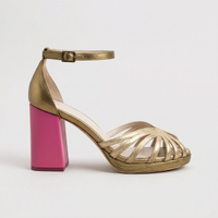 Mila | Elegant Woven Block Heel Sandals