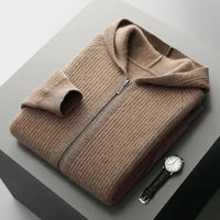 Noah | Felpa con cappuccio in cashmere di lusso con zip