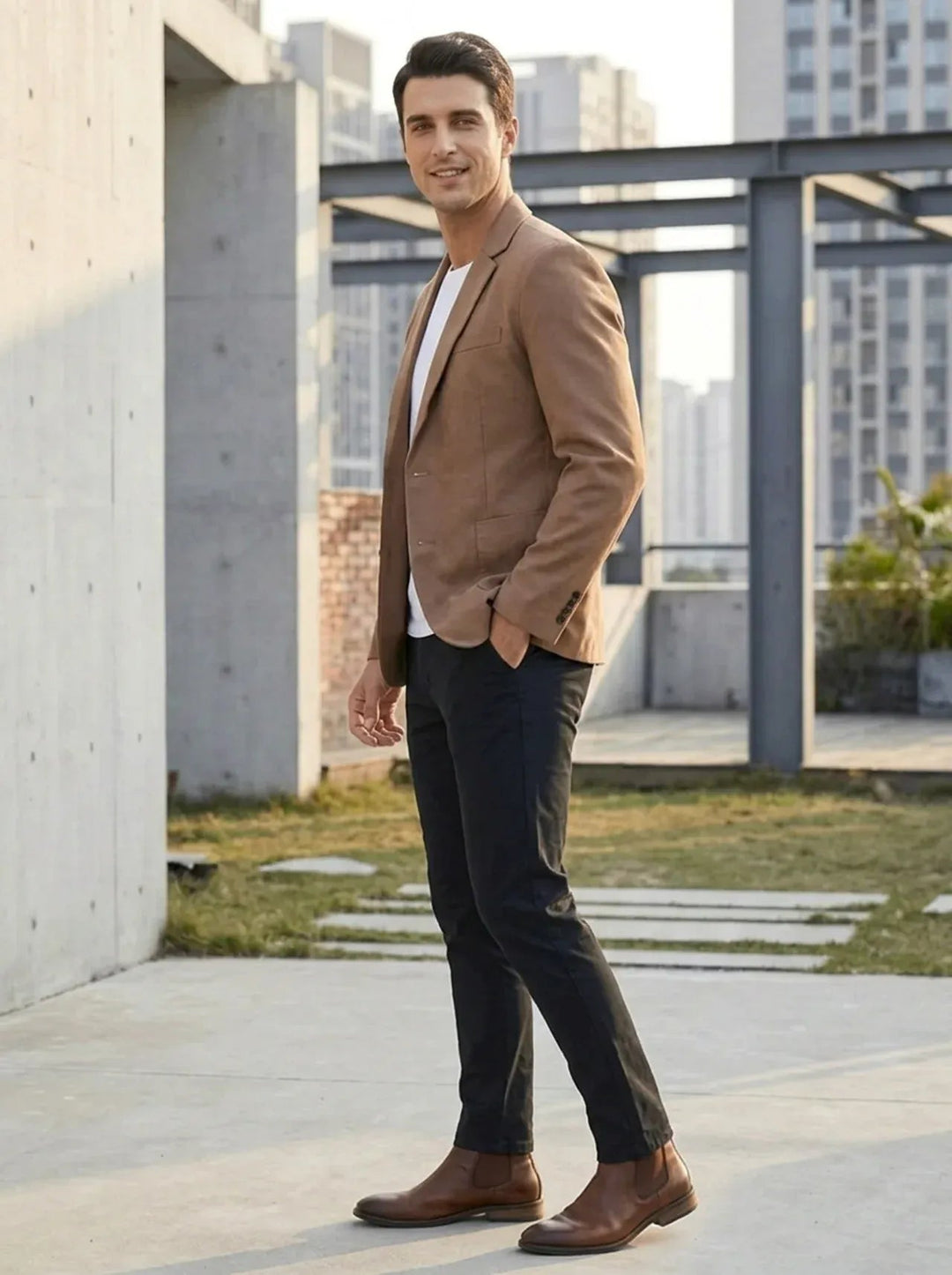 Thorsten | Eleganter und stilvoller Blazer mit zwei Knöpfen