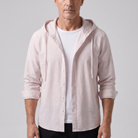 Mark | Felpa leggera e traspirante con cappuccio in lino