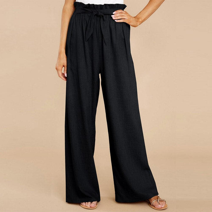 Valentina | Pantaloni eleganti a gamba larga e vita alta